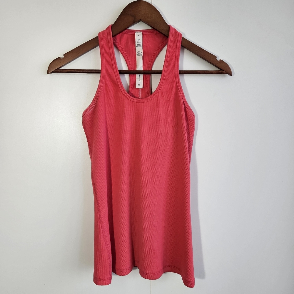LULULEMON Ribbed Racerback Tank Size 4